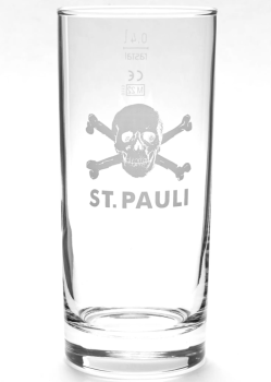 FC St. Pauli - Glas Totenkopf 0,4l